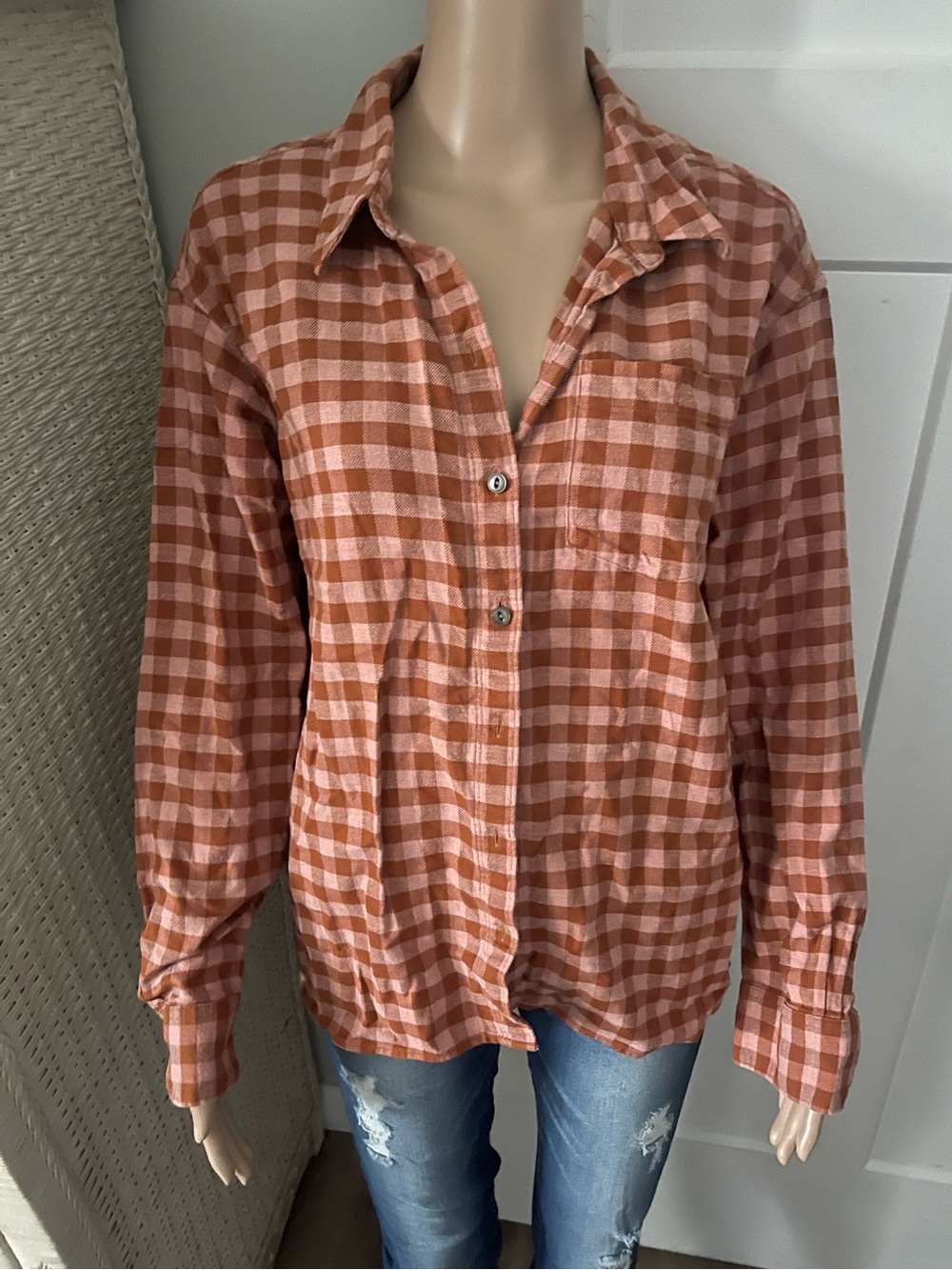 Patagonia Plaid Button Down Size small